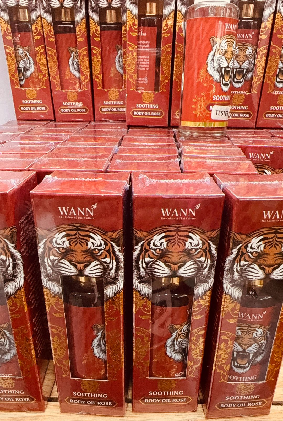 泰國🇹🇭wann老虎🐯膏止痛鎮痛噴霧(玫瑰🌹香氣)