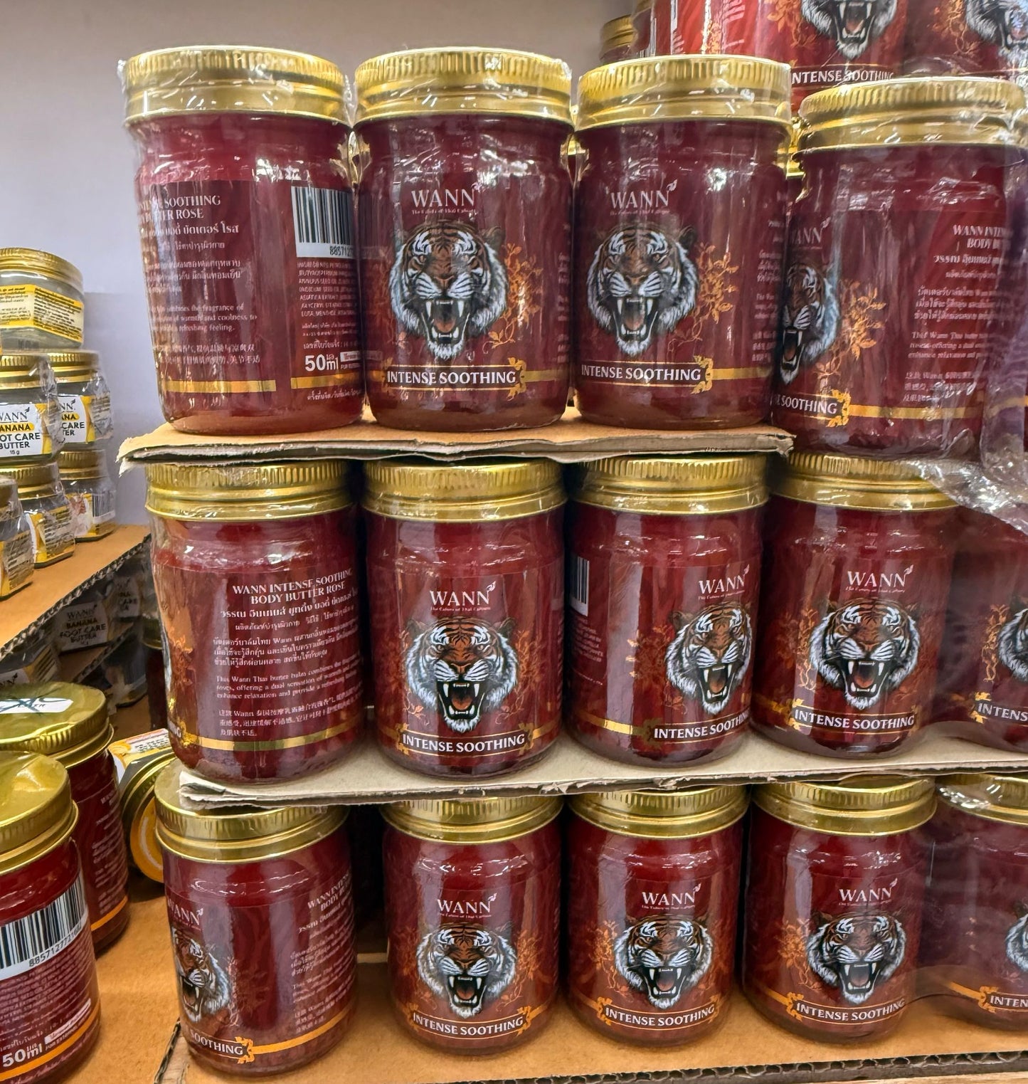 泰國🇹🇭wann老虎🐯膏止痛鎮痛噴霧(玫瑰🌹香氣)