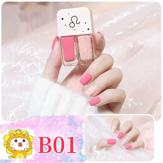 40秒速乾免GEL甲 指甲油(1支雙色)