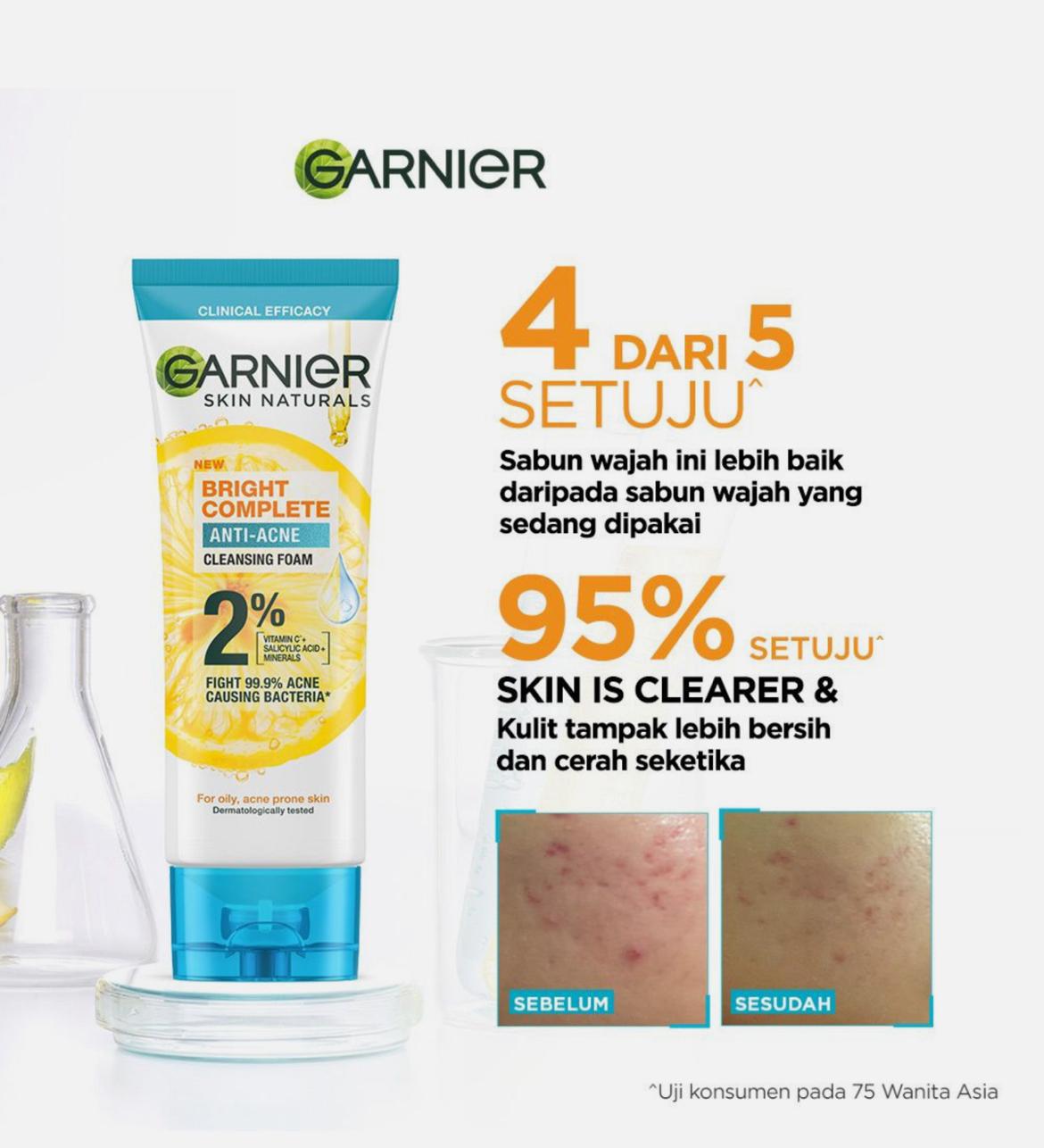 泰國GARNIER 🌿敏感暗瘡肌專用洗面奶