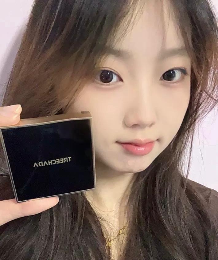 泰國🇹🇭treechada 清透裸妝啞光高光白色蜜粉餅