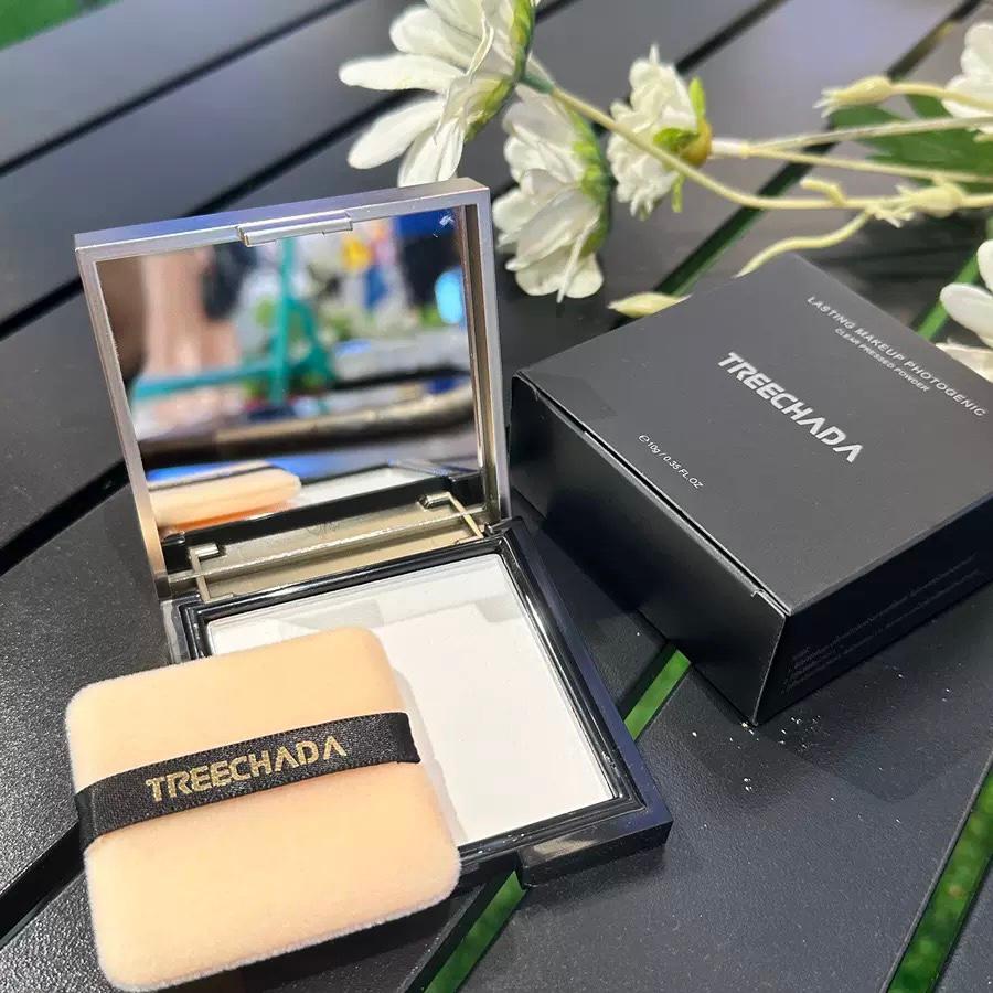 泰國🇹🇭treechada 清透裸妝啞光高光蜜粉餅