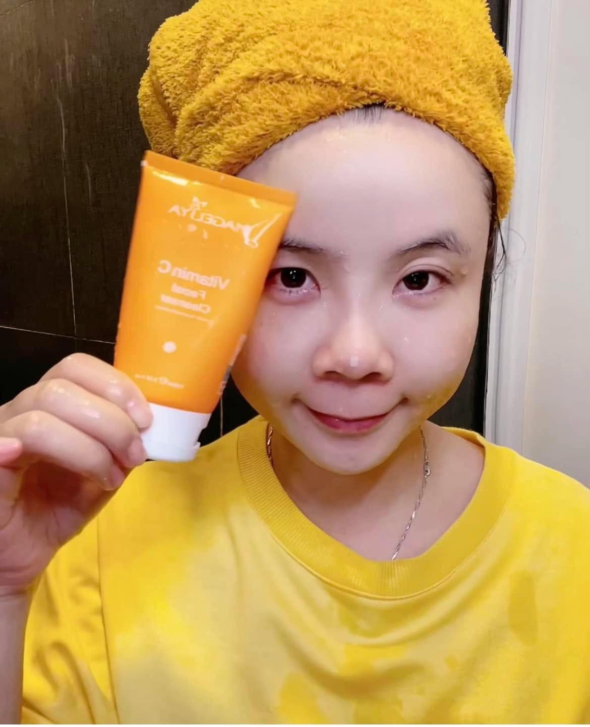 泰國🇹🇭Mageliya 🍋VC美白洗面奶 ❤️平價又好用