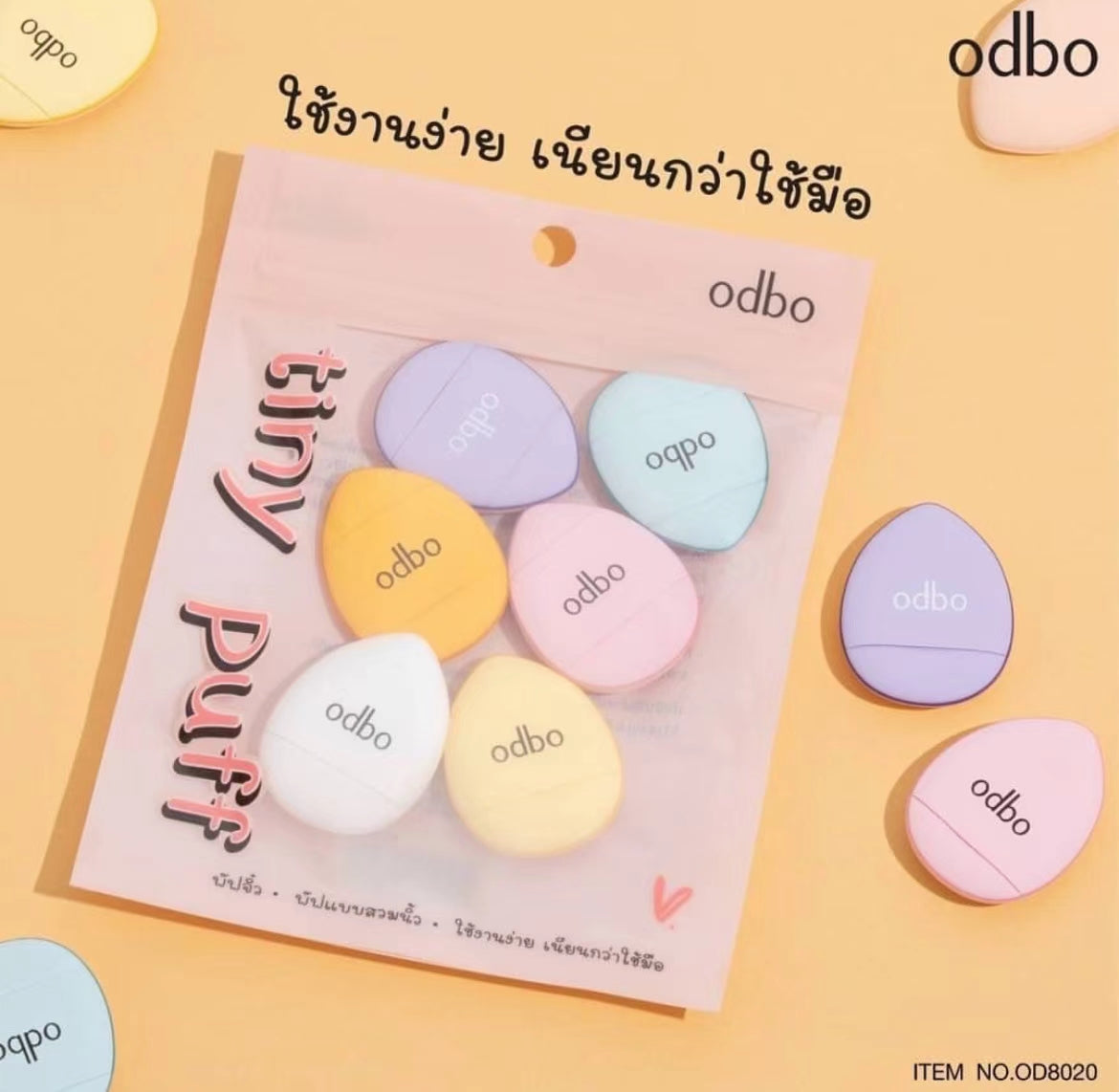 泰國🇹🇭 ODBO 𝐌𝐢𝐧𝐢 𝐏𝐮𝐟𝐟 手指粉撲(6個)