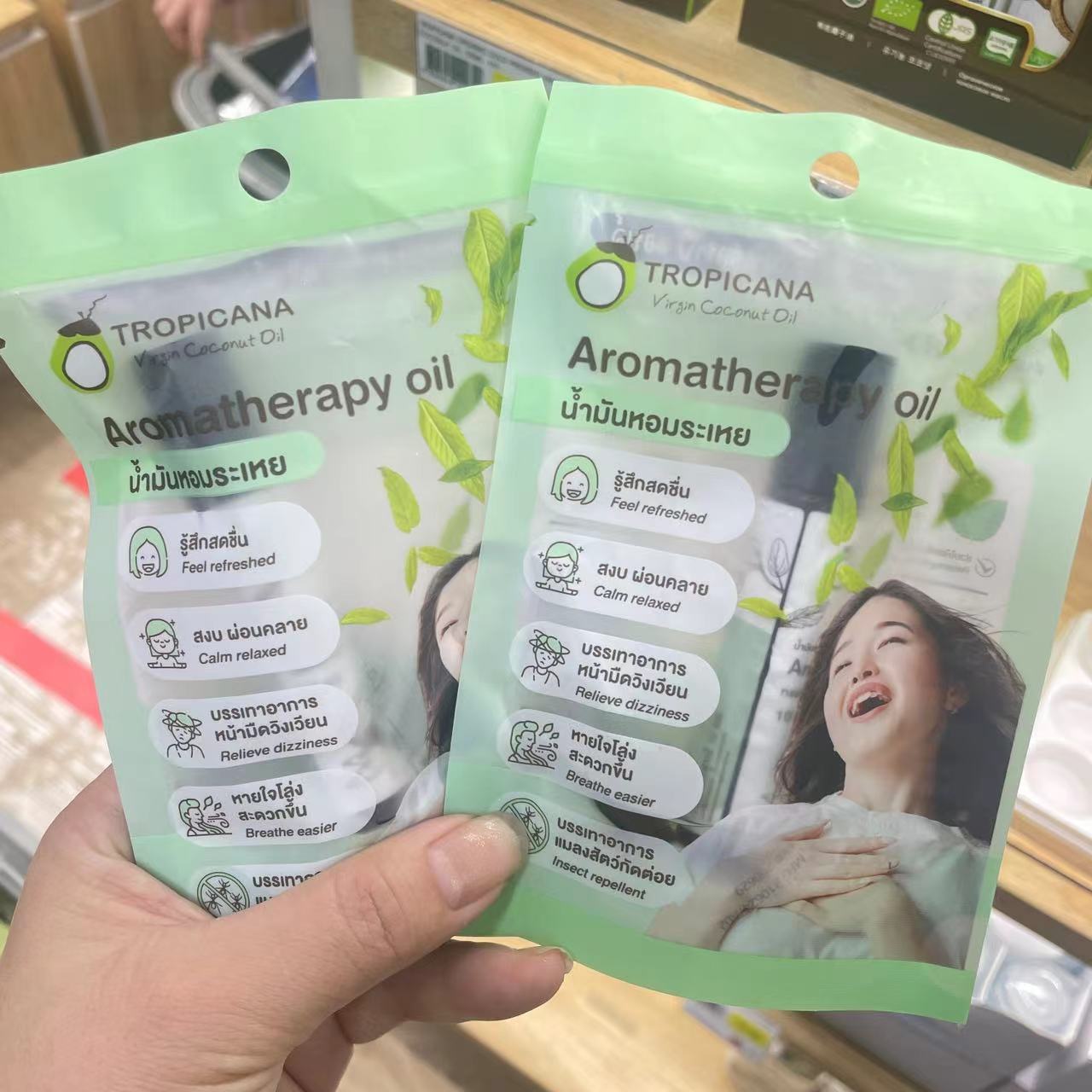 泰國🇹🇭TROPICANA 滾珠薄荷精油