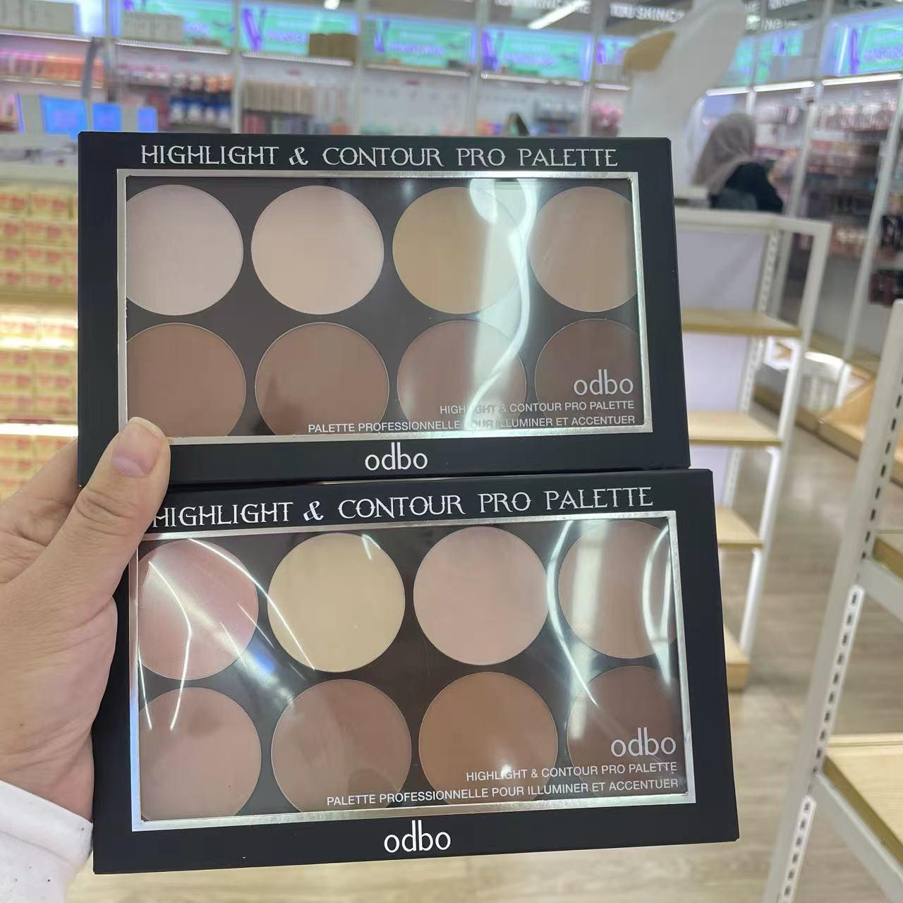 泰國🇹🇭ODBO 高光和輪廓修容8色盤(化妝師專用)