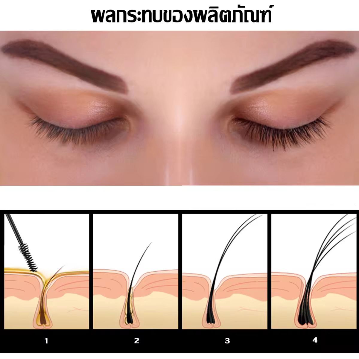 【泰國熱銷NO.1】REAL HAIR 睫毛眉毛生長精華液