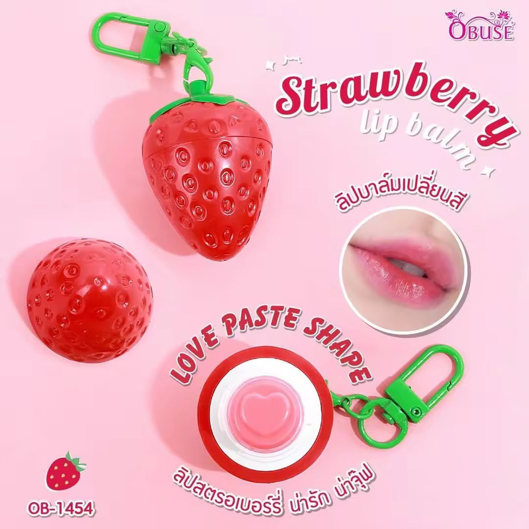 泰國🇹🇭OBUSE Strawberry 🎉魔法潤唇膏💋
新貨新貨🎉🎉一定試呢個士多啤梨潤唇膏