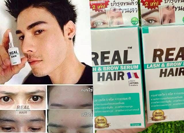 【泰國熱銷NO.1】REAL HAIR 睫毛眉毛生長精華液