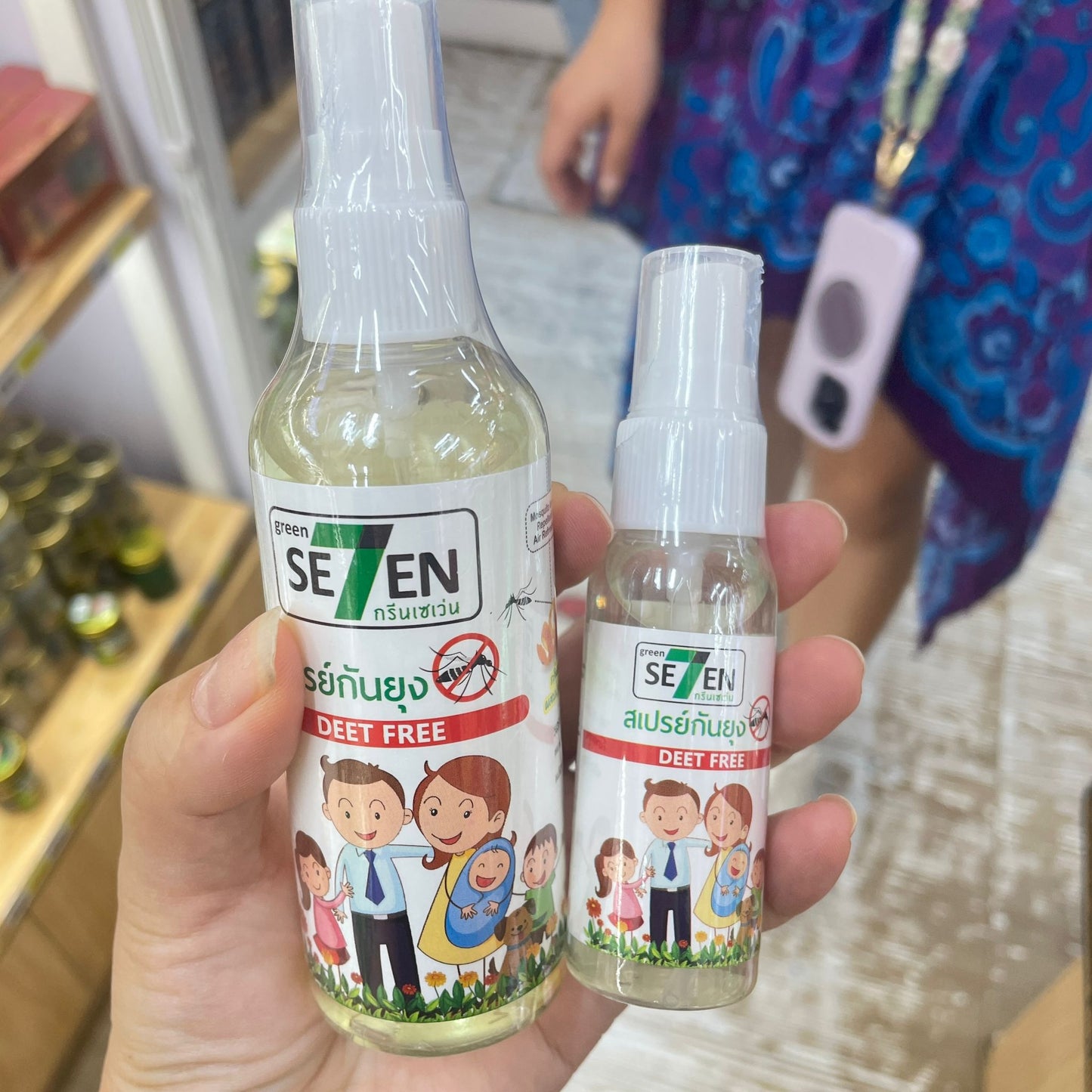 泰國🇹🇭本土Green se7en 驅蚊🦟噴霧（❌不含避蚊胺）大人小朋友都可以用，安全使用，