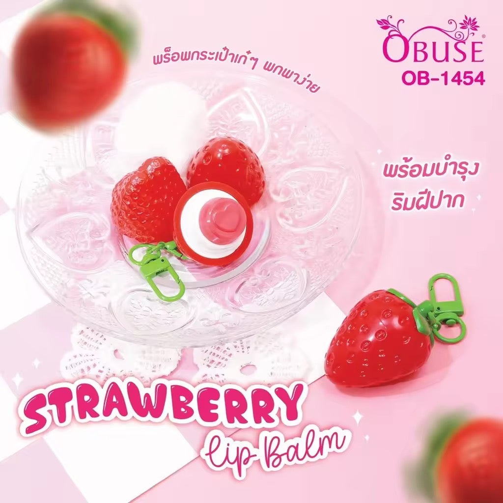 泰國🇹🇭OBUSE Strawberry 🎉魔法潤唇膏💋
新貨新貨🎉🎉一定試呢個士多啤梨潤唇膏