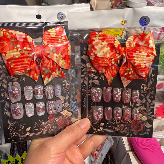 穿戴甲片，實物圖，