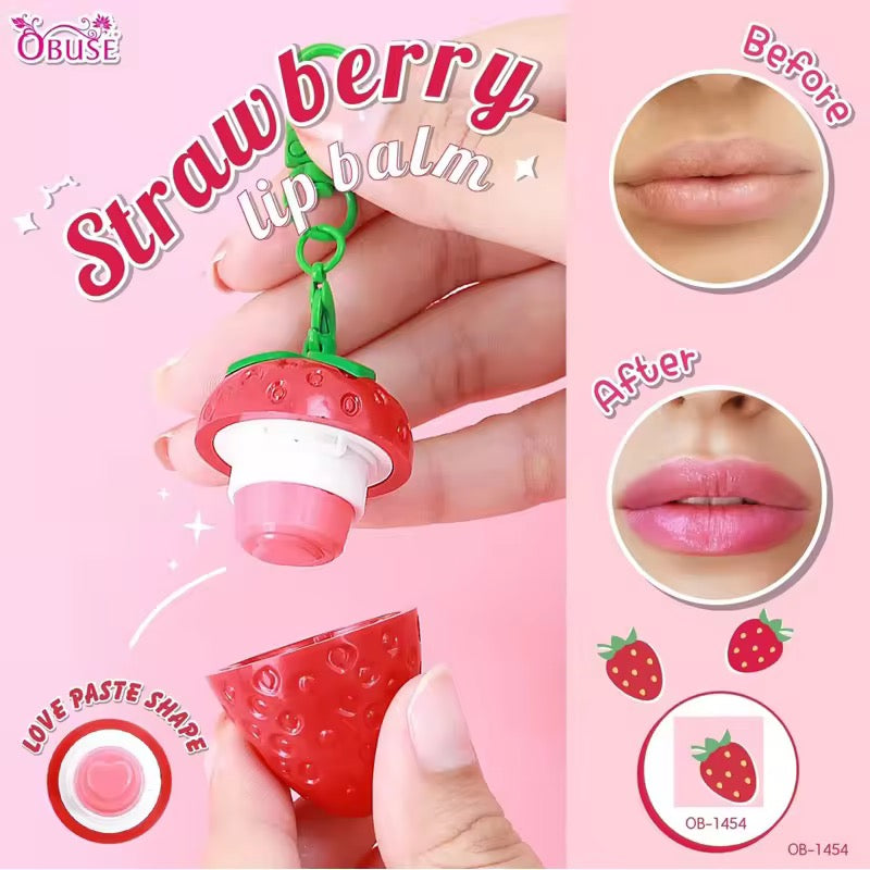 泰國🇹🇭OBUSE Strawberry 🎉魔法潤唇膏💋
新貨新貨🎉🎉一定試呢個士多啤梨潤唇膏