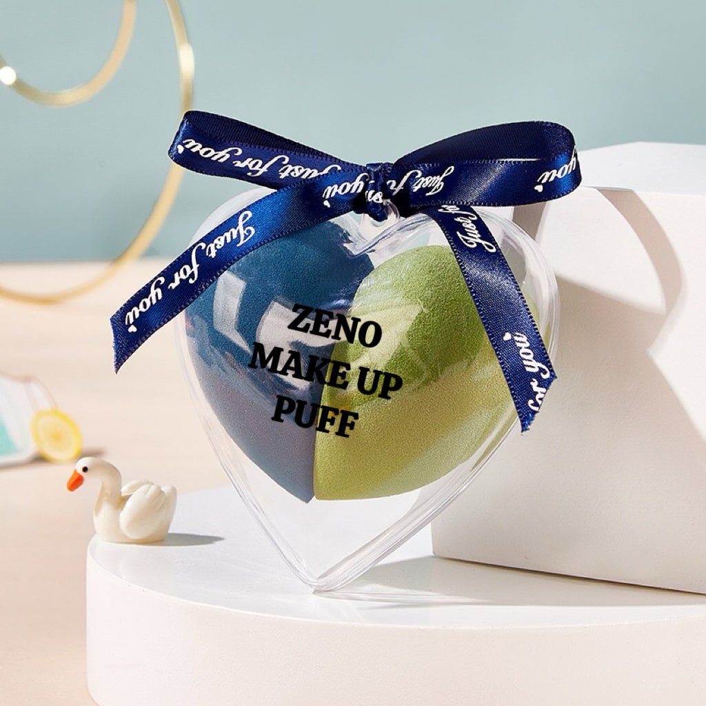 泰國 ZENO雙色心形美妝蛋💖