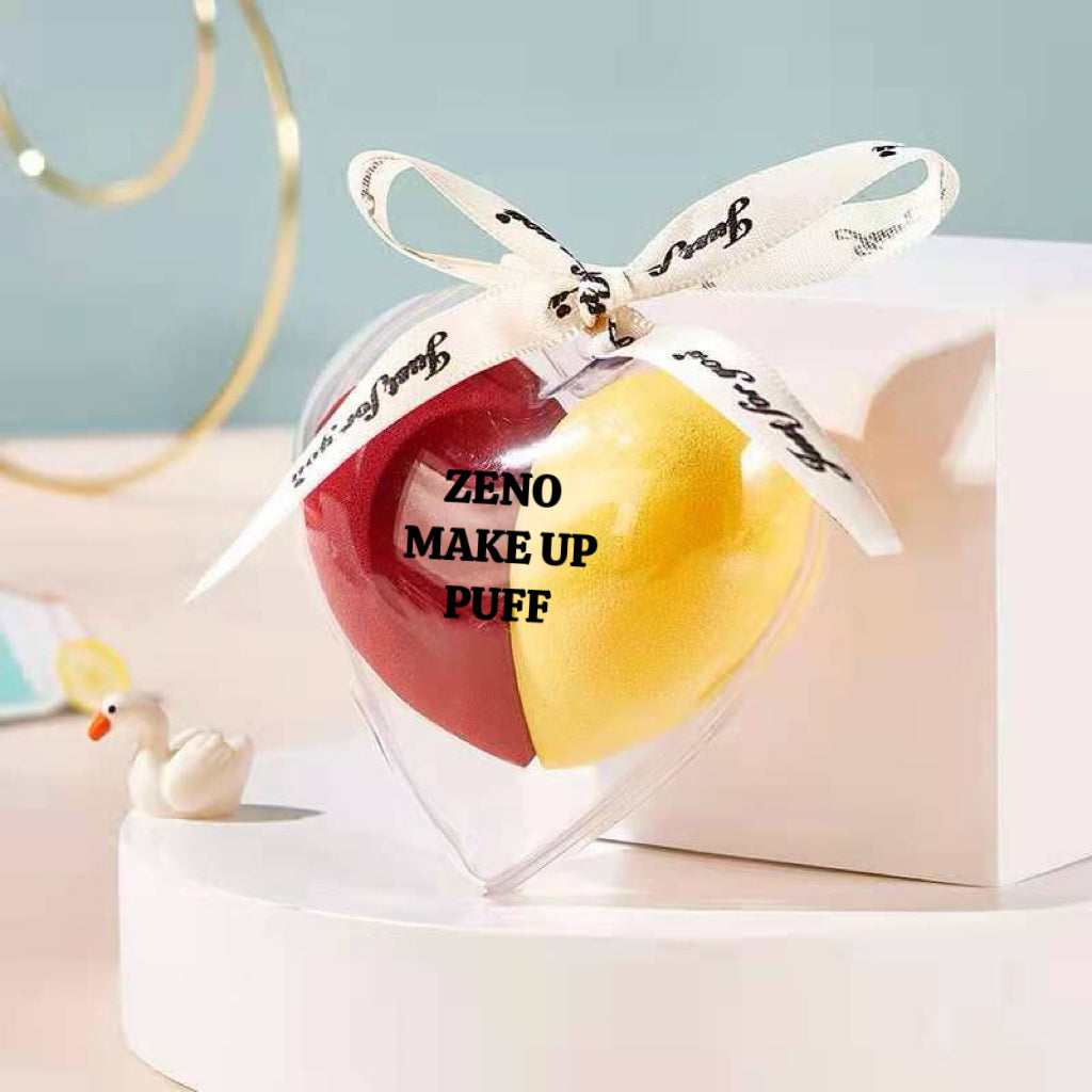 泰國 ZENO雙色心形美妝蛋💖