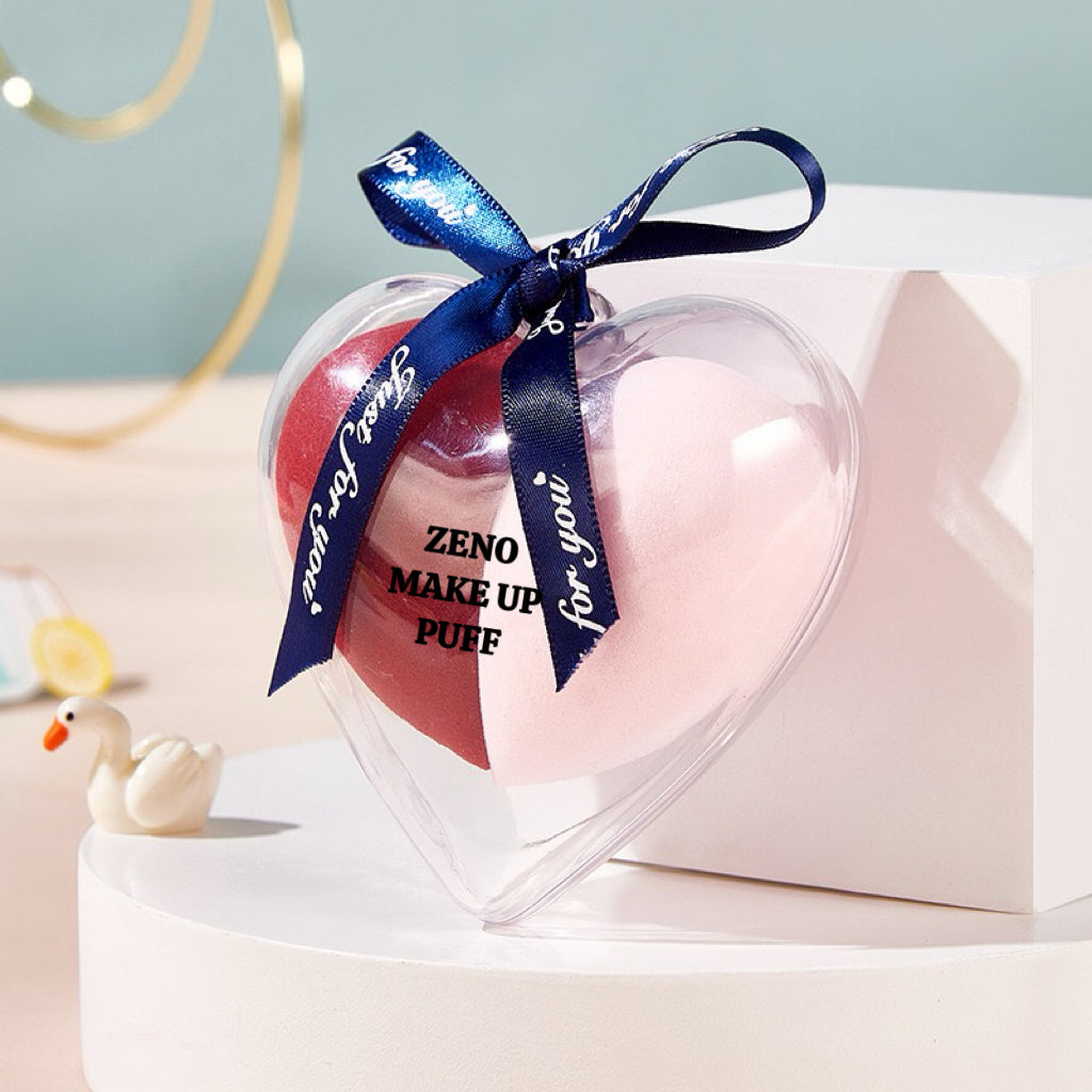 泰國 ZENO雙色心形美妝蛋💖