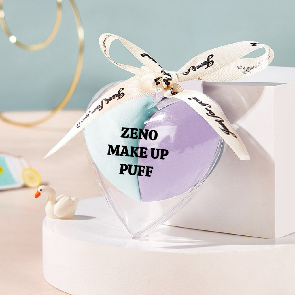 泰國 ZENO雙色心形美妝蛋💖