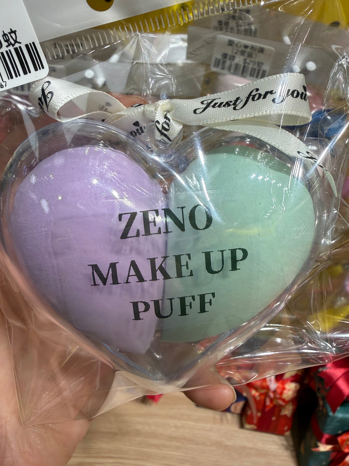 泰國 ZENO雙色心形美妝蛋💖