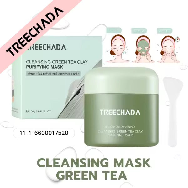 泰國🇹🇭TREECHADA🌿綠茶清潔泥膜