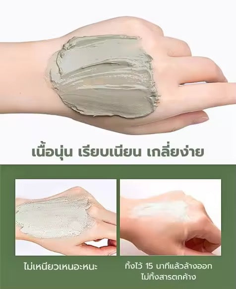 泰國🇹🇭TREECHADA🌿綠茶清潔泥膜