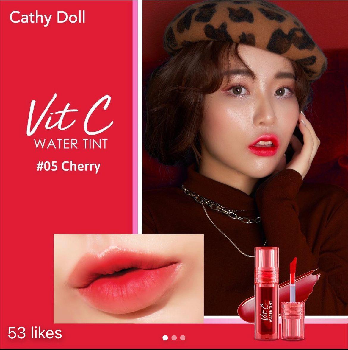 泰國🇹🇭 CATHY DOLL VC 超持久 染唇液🌹