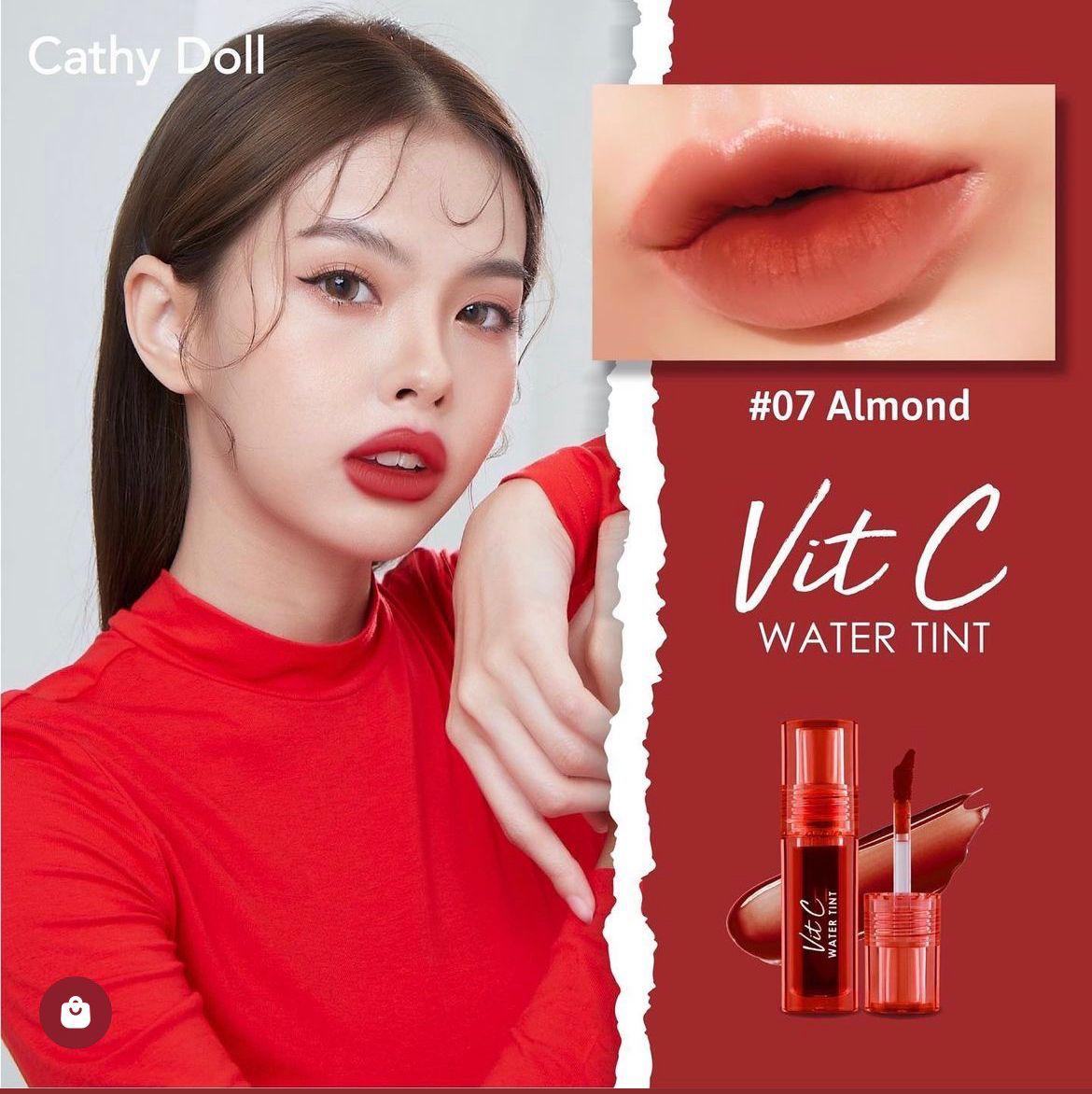 泰國🇹🇭 CATHY DOLL VC 超持久 染唇液🌹