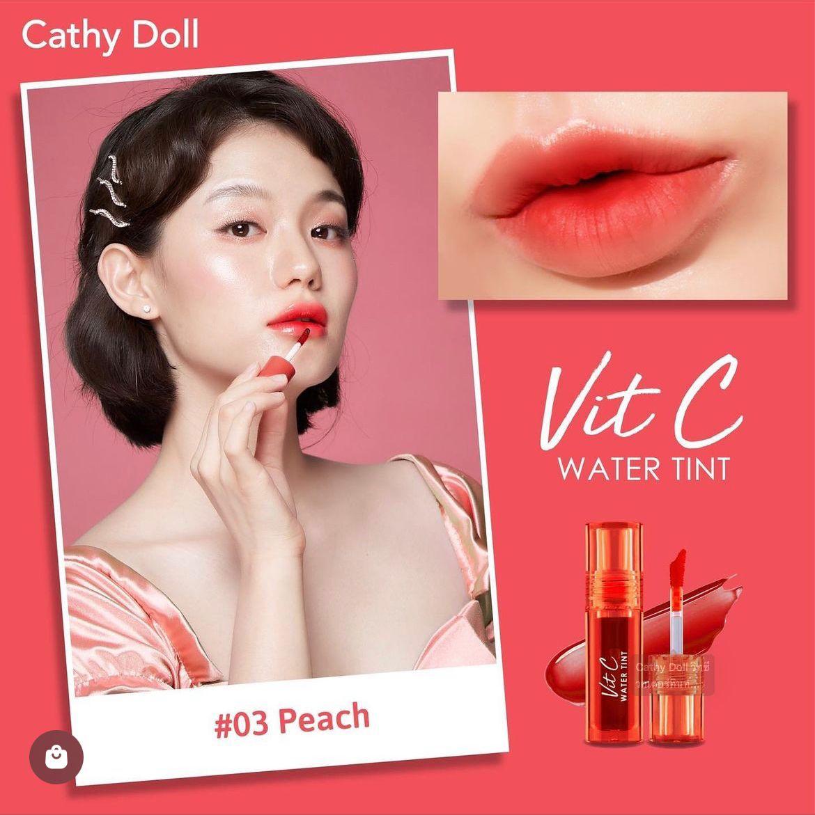 泰國🇹🇭 CATHY DOLL VC 超持久 染唇液🌹