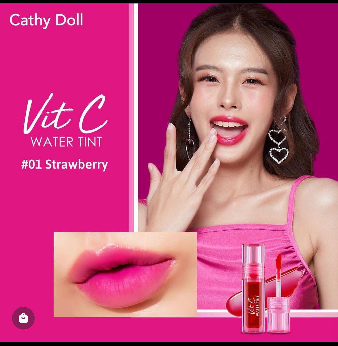 泰國🇹🇭 CATHY DOLL VC 超持久 染唇液🌹