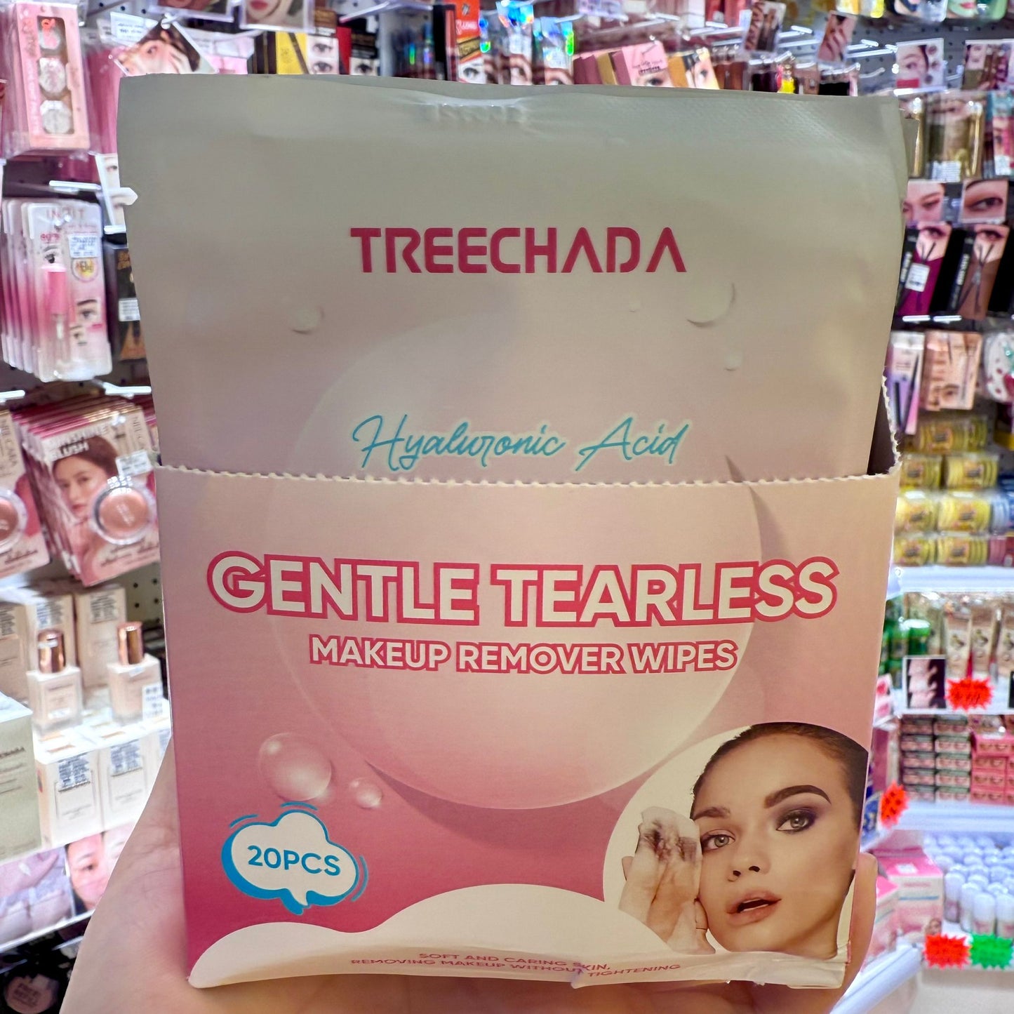 泰國🇹🇭TREE CHADA 快速卸妝濕紙巾(旅行必備)✈️