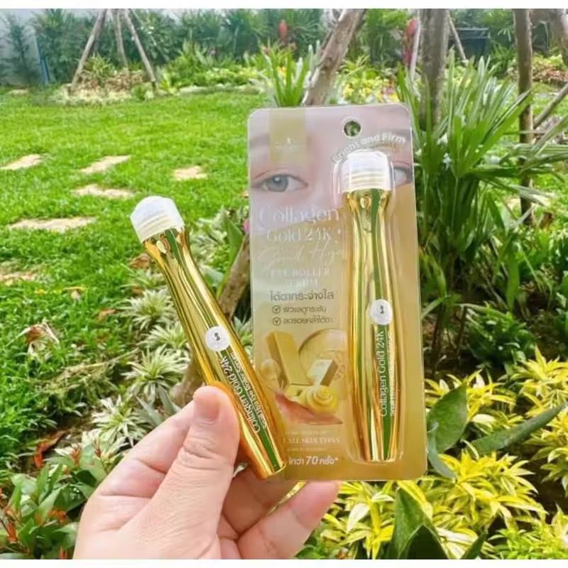 泰國皇家24K金泊緊緻眼部滾珠精華液