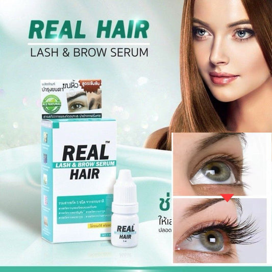 【泰國熱銷NO.1】REAL HAIR 睫毛眉毛生長精華液